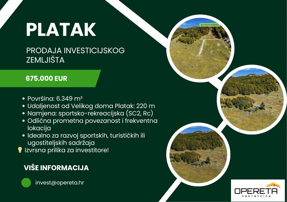 Platak, Soboli, 6.349,00 m2, 675.000,00 EUR