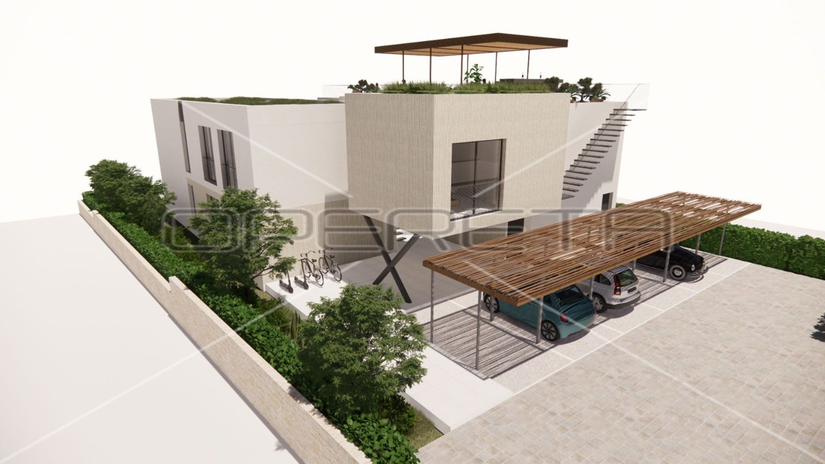 Nuova costruzione - appartamento bilocale al piano terra, II fila dal mare, 100 m2, Ugljan, Ugljan