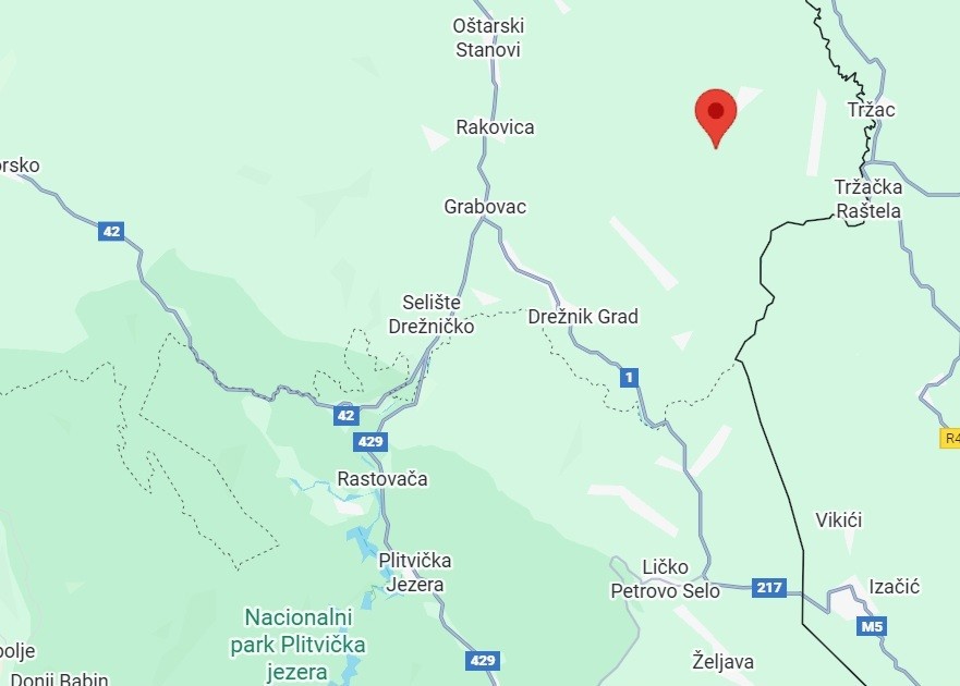 Nova Kršlja 45, Plitvička jezera, 17.234,00 m2, 1.723.400,00 EUR