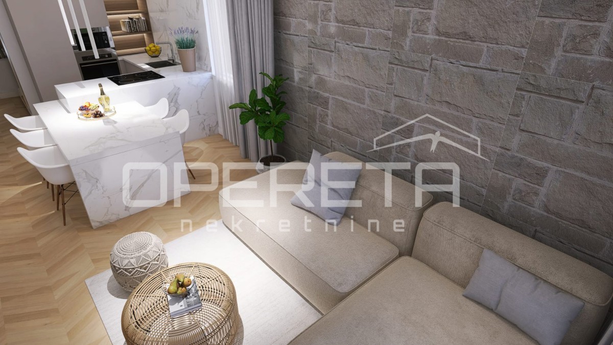 Nuova costruzione, appartamento trilocale con piscina, piano terra, 110 m2, giardino, Mandre, Pag