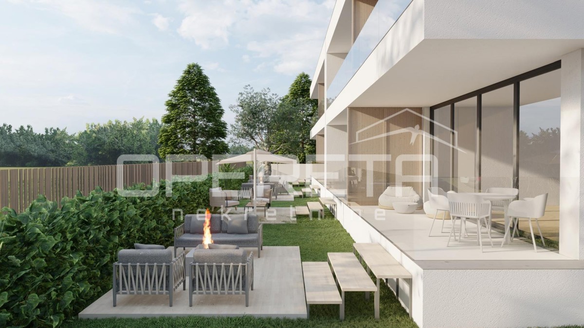 ISTRIA, ROVINJSKO SELO - Appartamento al piano terra con giardino