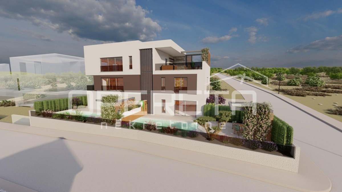 Appartamento al secondo piano con due camere da letto, attico con terrazza, Rovanjska