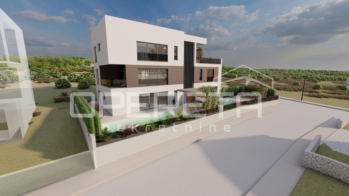 Appartamento al secondo piano con due camere da letto, attico con terrazza, Rovanjska