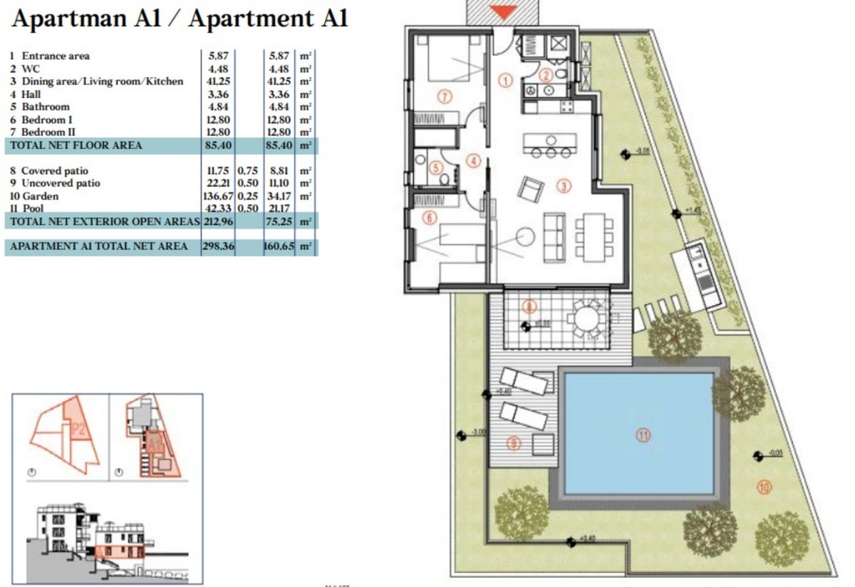 Vendita, Appartamento, Primošten, Šibenska bb, 3l, 169m2