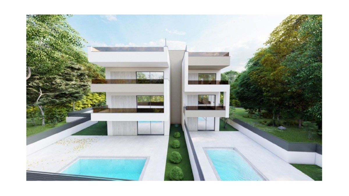 Nuova costruzione – Appartamento bilocale con terrazza di 76 m², vista mare, Sukošan