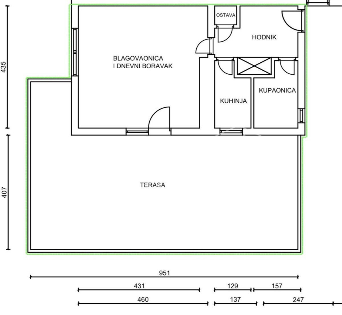 Vendita, Appartamento, Tuškanac, Tuskanac, Monolocale, 44m2