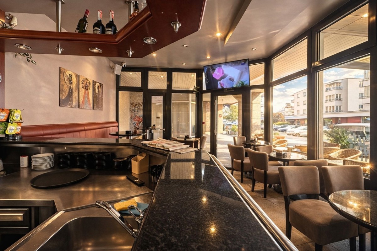 Caffè a Trnje pronto all’attività – ottima microlocalizzazione e terrazza