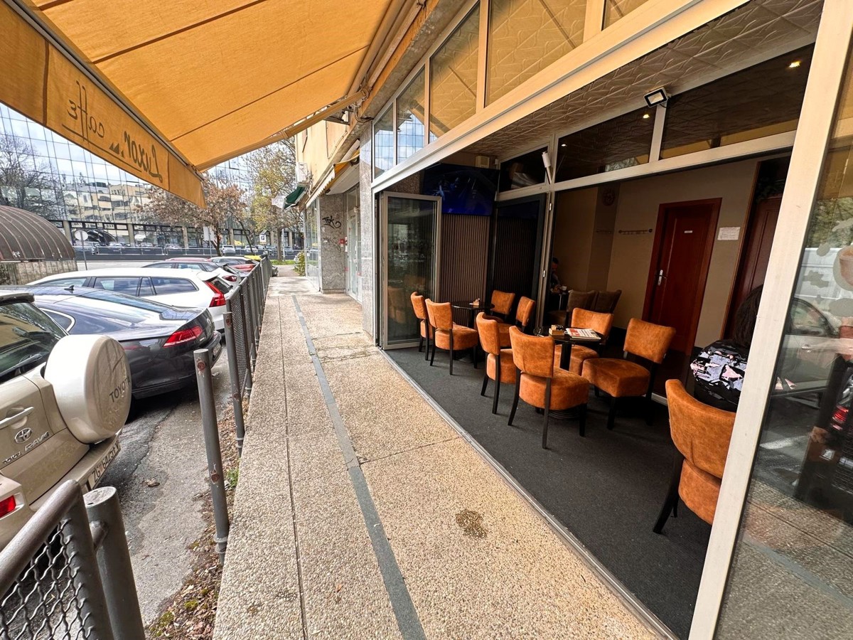 Caffè a Trnje pronto all’attività – ottima microlocalizzazione e terrazza
