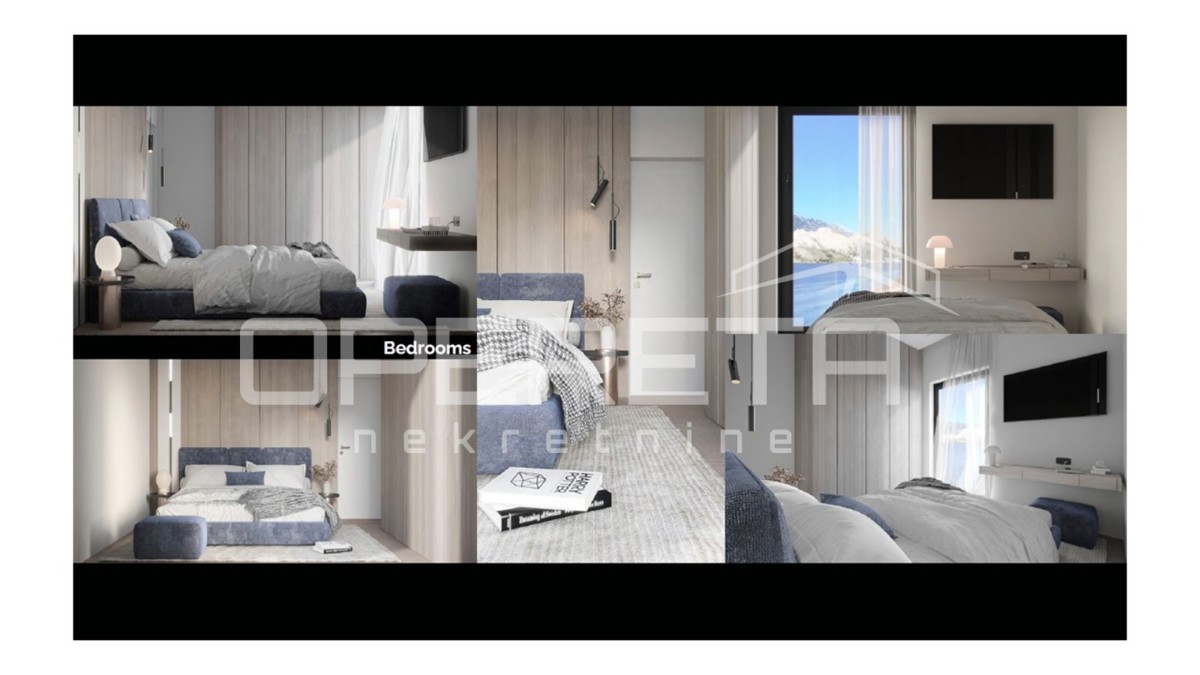 Nuova costruzione di lusso, appartamento bilocale con piscina, 95 m2, Pag, Bošana