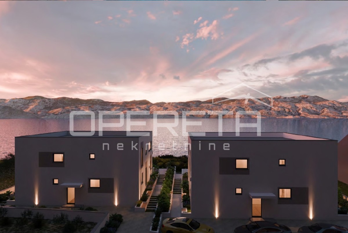 Nuova costruzione di lusso, appartamento bilocale con piscina, 95 m2, Pag, Bošana