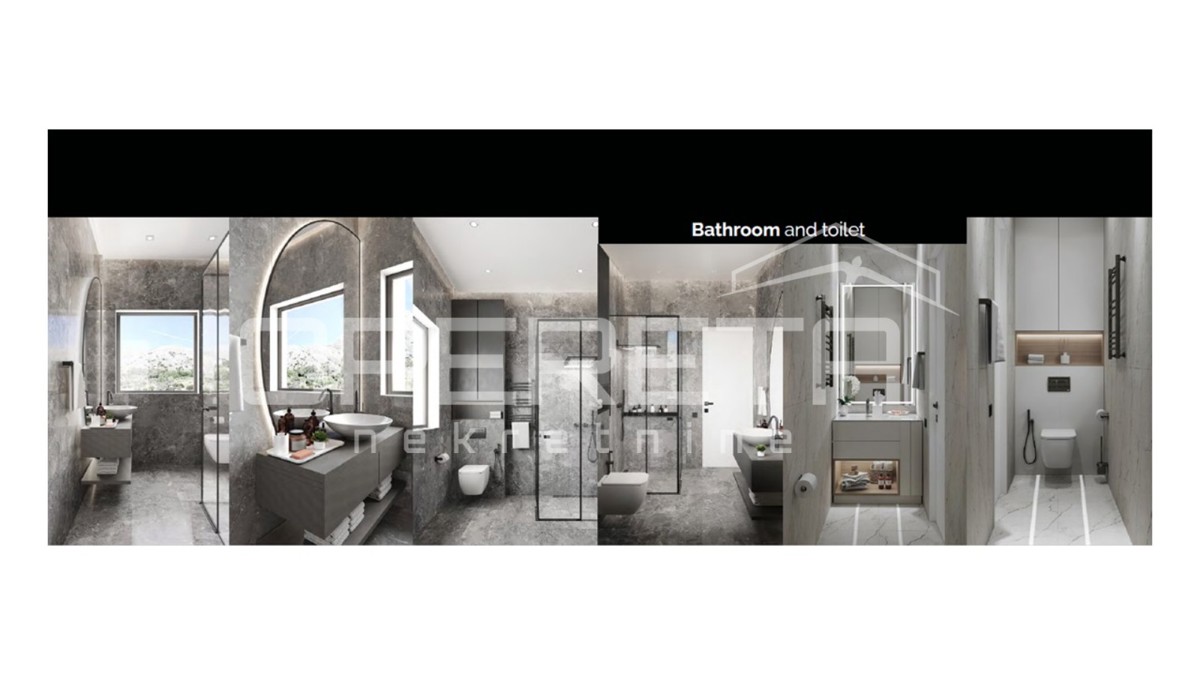 Nuova costruzione di lusso, appartamento bilocale con piscina, 95 m2, Pag, Bošana