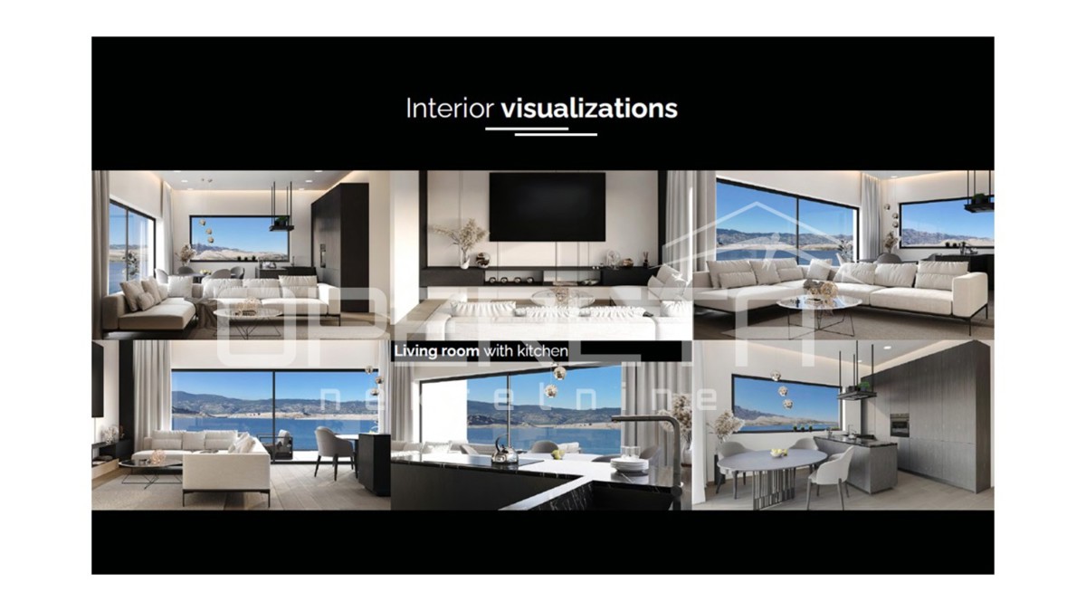 Nuova costruzione di lusso, appartamento bilocale con piscina, 95 m2, Pag, Bošana