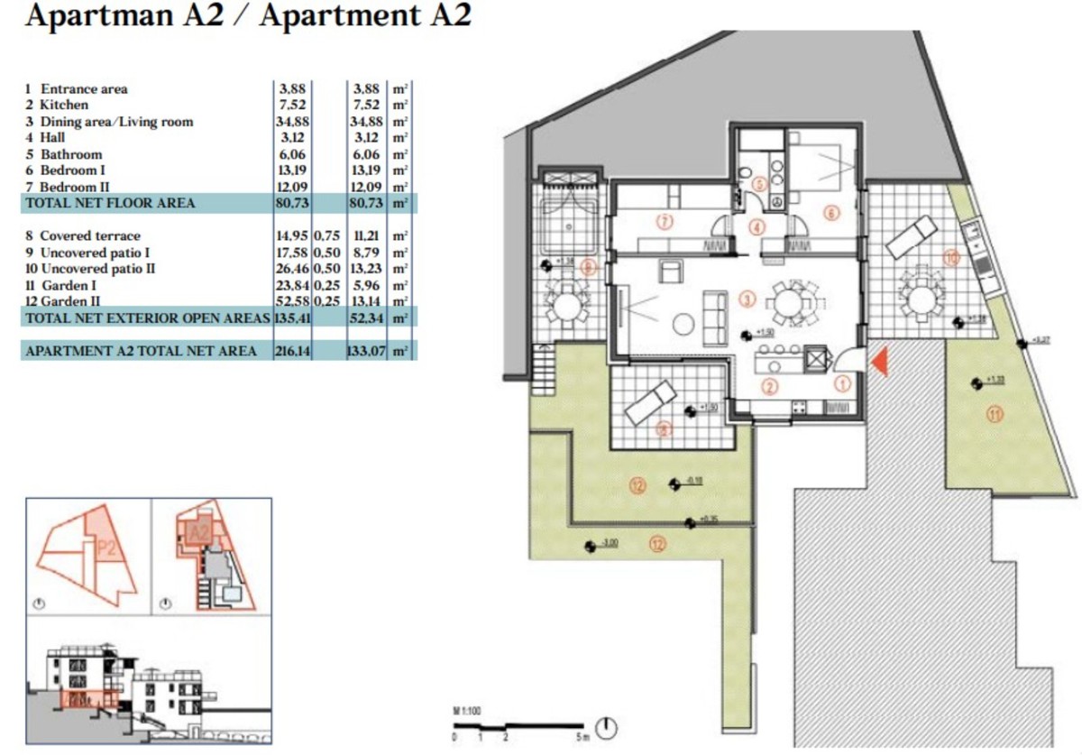 Vendita, Appartamento, Primošten, Šibenska bb, 3l, 141m2