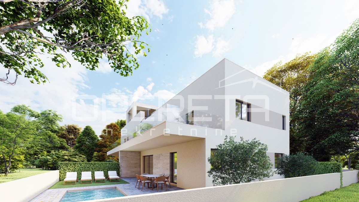 Nuova costruzione – Appartamento bilocale con piscina 101 m2, Vrsi, Zara