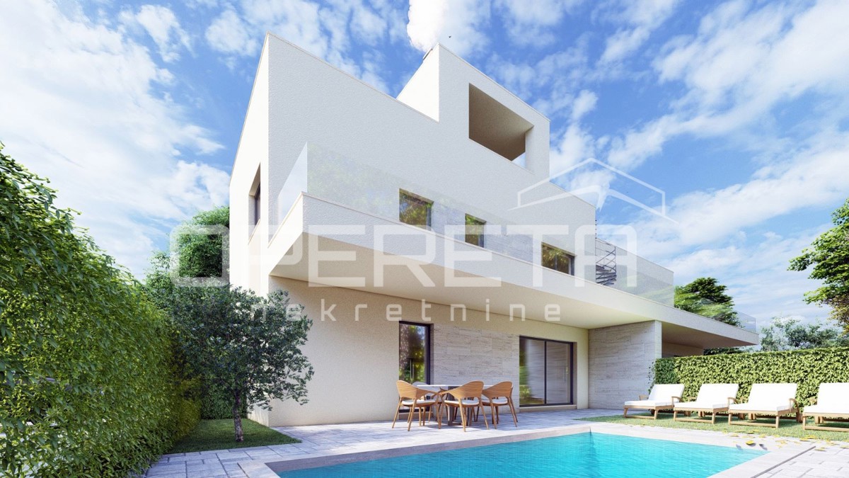 Nuova costruzione – Appartamento bilocale con piscina 101 m2, Vrsi, Zara