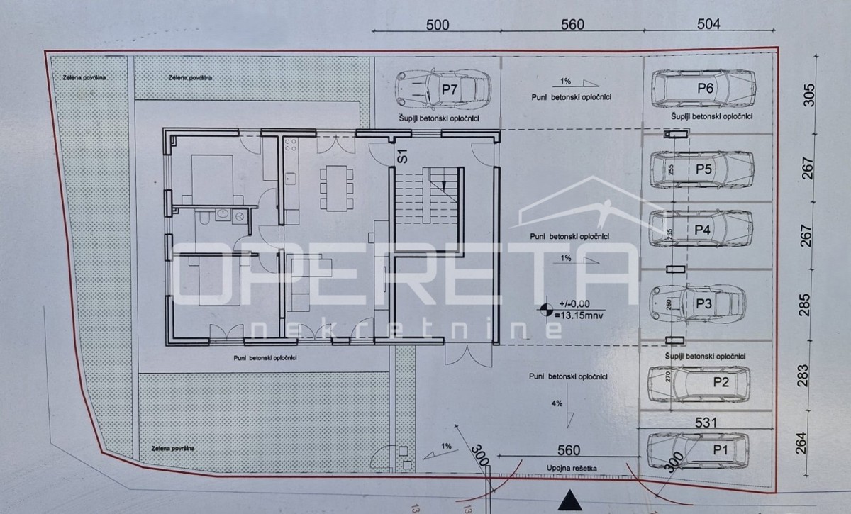 Appartamento moderno con terrazza, giardino e parcheggio a Korčula