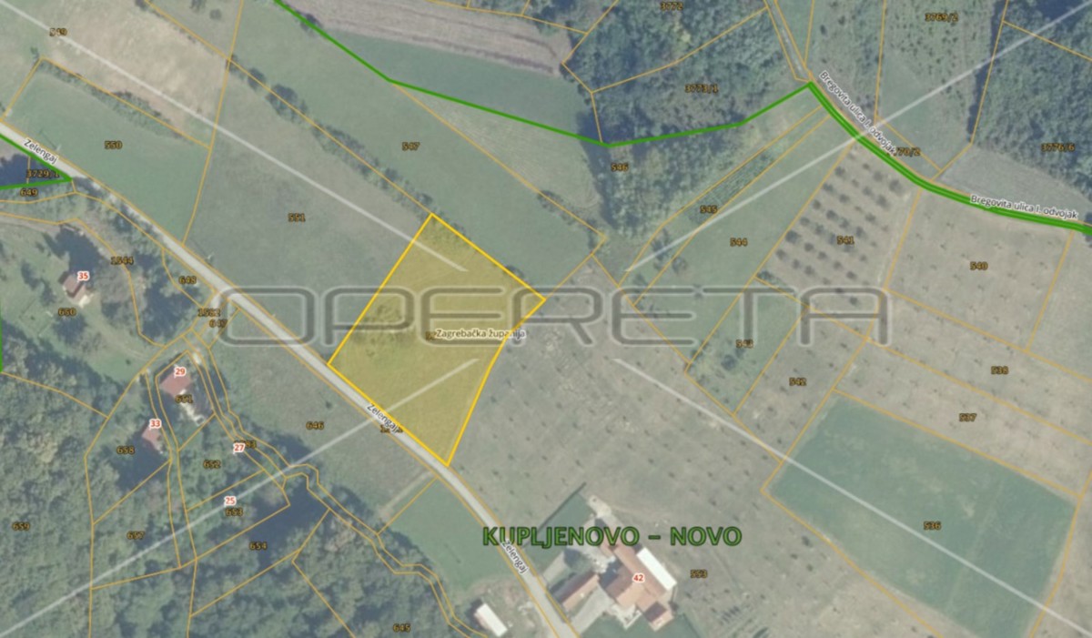 Zelengaj, Hruševec Pušćanski, Pušća, 3.901,00 m2, 120.000,01 EUR