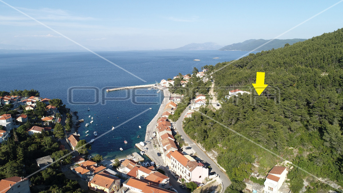 Terreno edificabile con vista sul mare, 420 m2, Prigradica