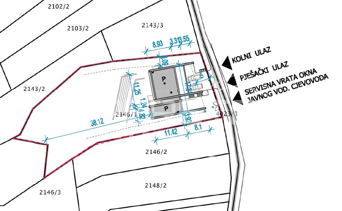 Vinogradski put , Laduč, 1.720,00 m2, 79.000,00 EUR