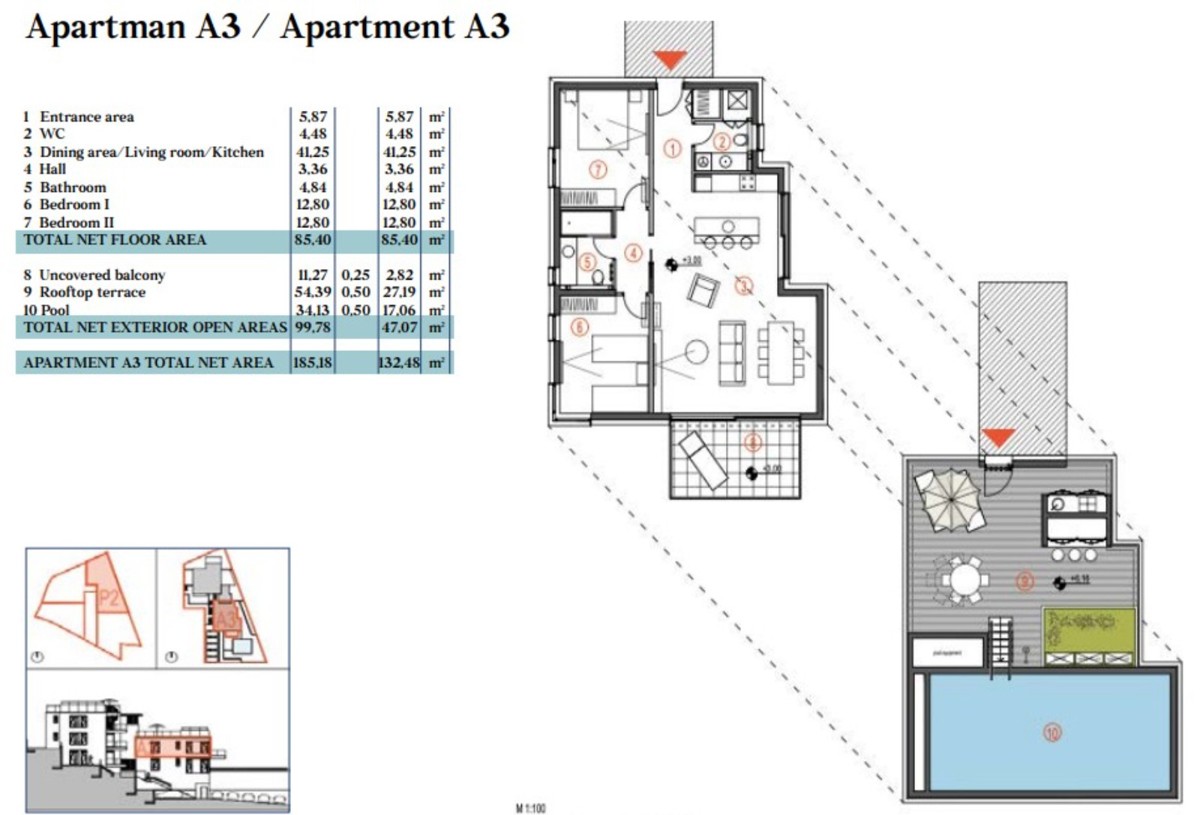 Vendita, Appartamento, Primošten, Šibenska bb, 3l, 140m2