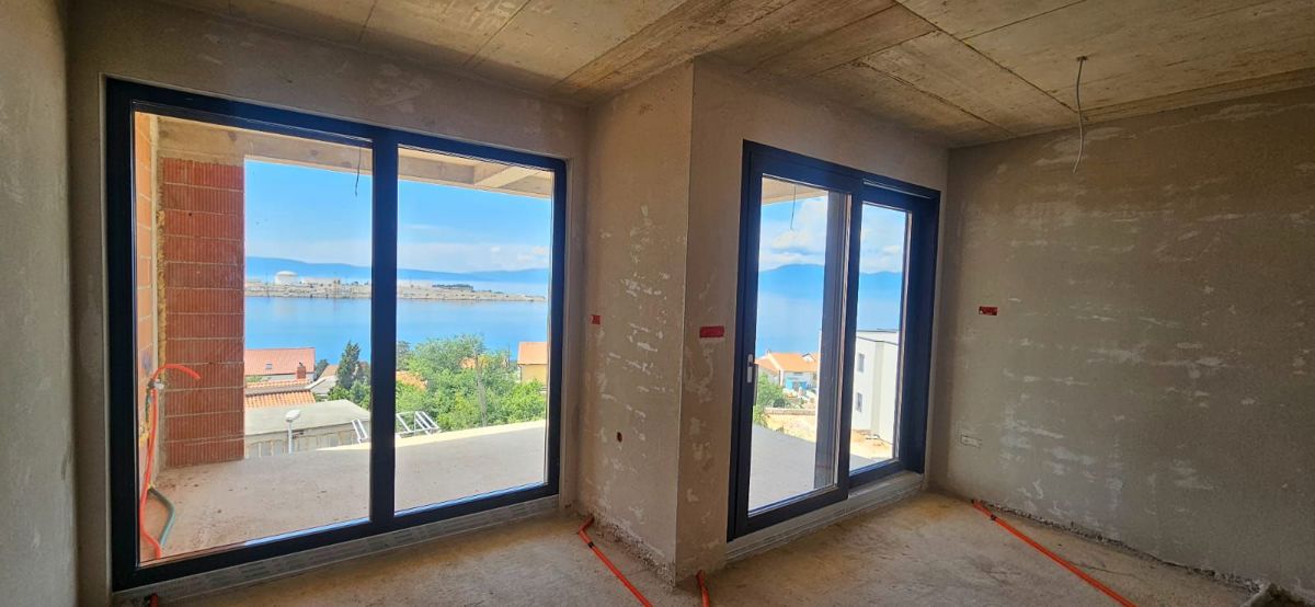 Appartamento con vista panoramica sul mare e piscina - Omišalj