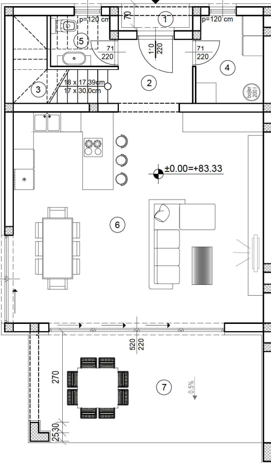 Lussuoso appartamento su due piani con vista mare - Malinska