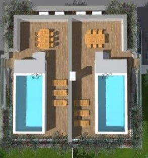 Krk - nuova costruzione, grande appartamento duplex con vista mare