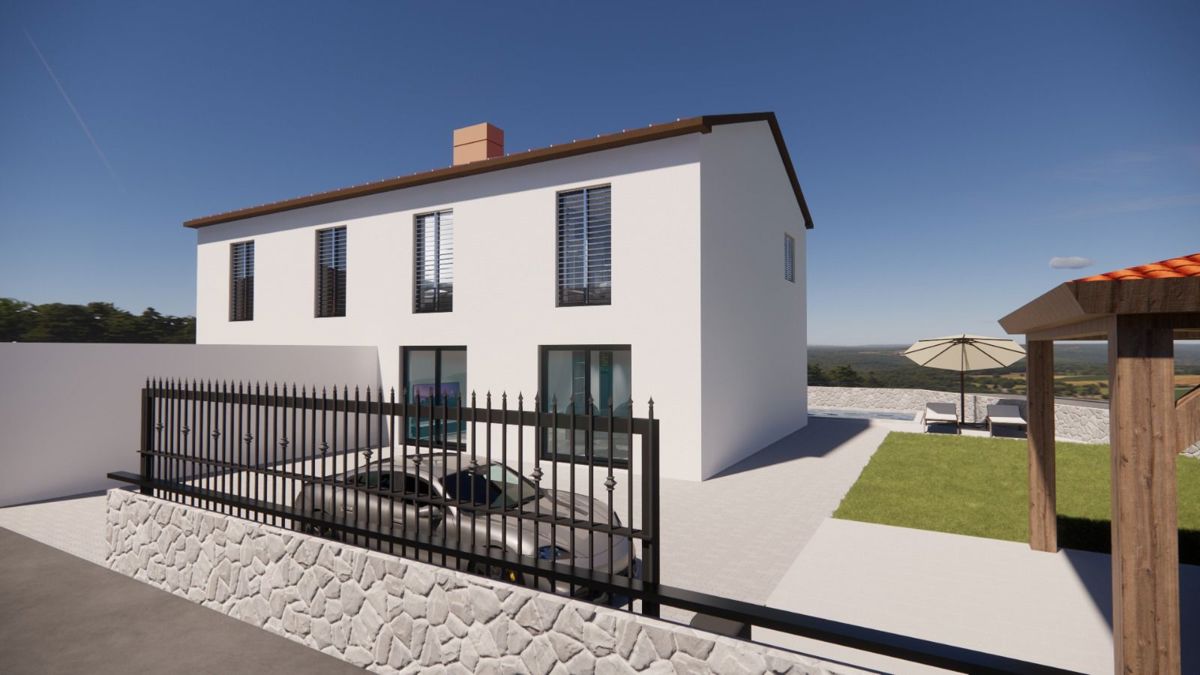 Garica - villa bifamiliare con piscina e bel giardino