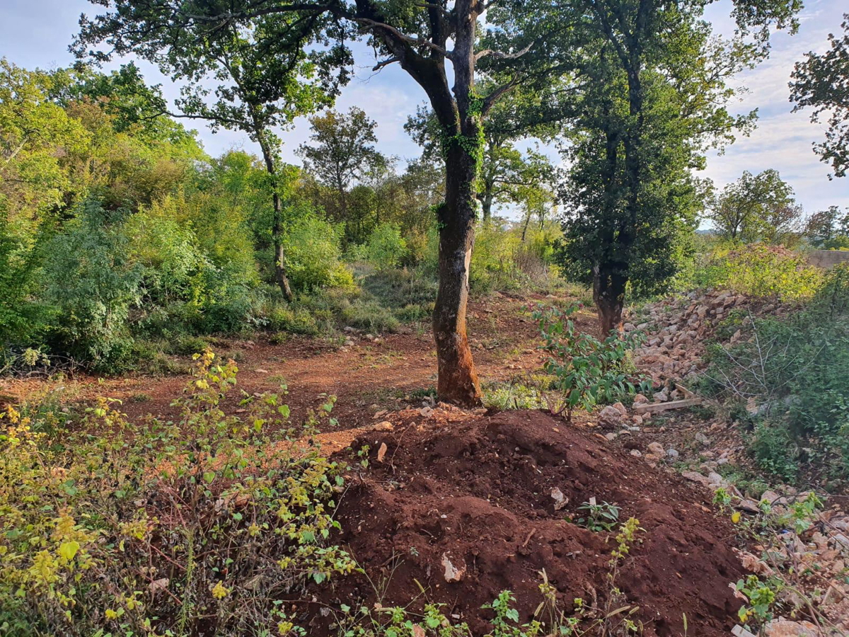 Terreno edificabile con vista mare e permesso di costruzione – 1089 m², a 500 m dal mare