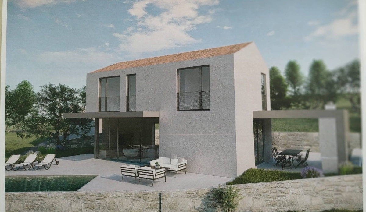 Terreno edificabile con permesso e progetto – Hlapa, isola di Krk