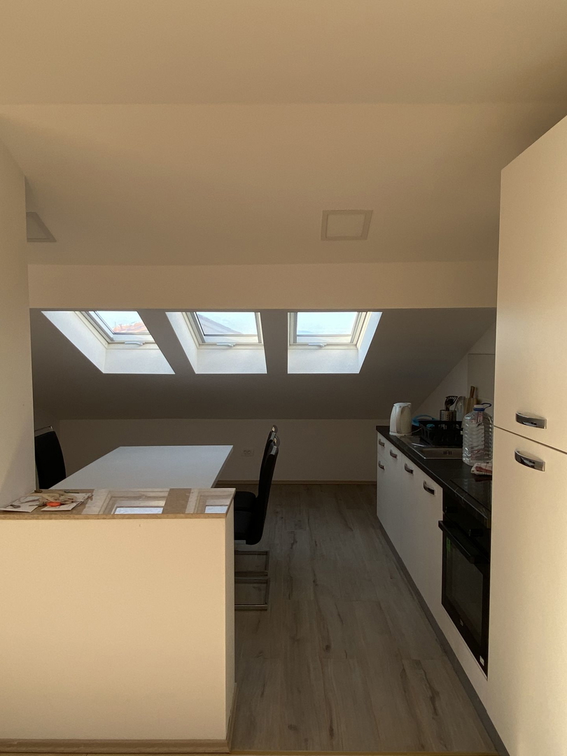 Njivice - appartamento mansardato, vista mare