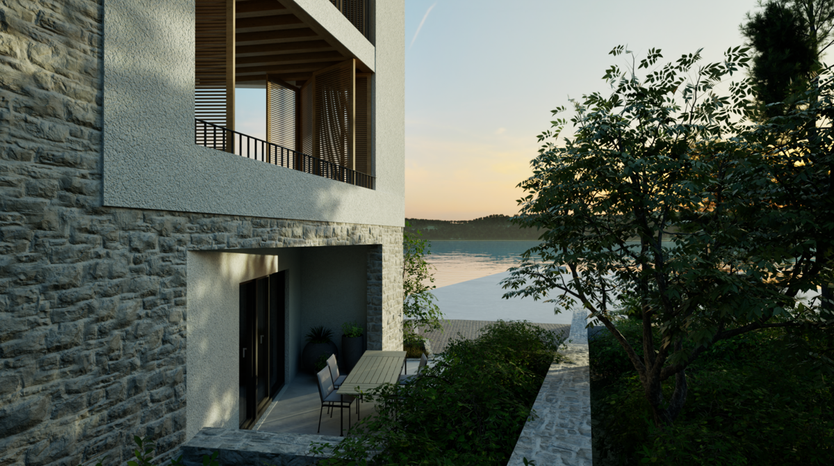 Solo da noi! Appartamento esclusivo in prima fila sul mare a Lumbarda, Korčula