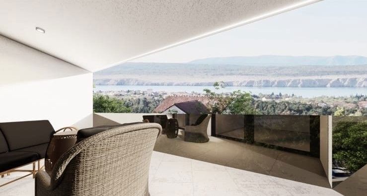 Jadranovo, Dvojna kuća con piscina privata