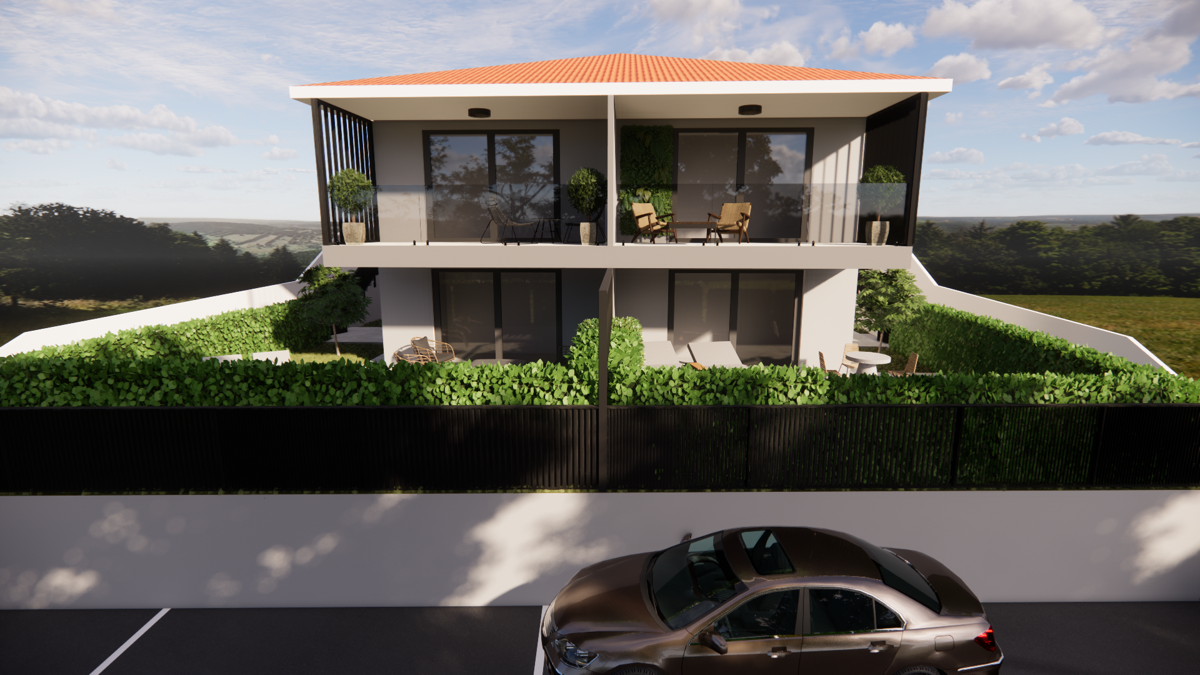 Omišalj - appartamento in splendida nuova costruzione, a 170 m dal mare