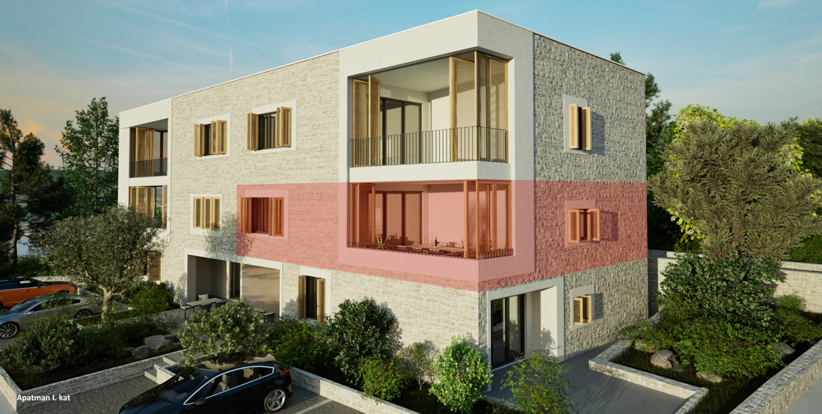 Ampio appartamento con terrazza e vista panoramica sul mare – Lumbarda, Korčula