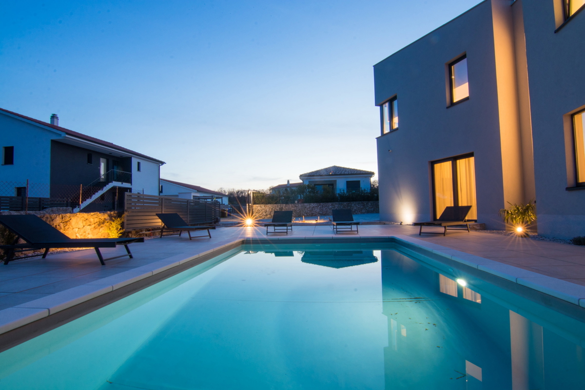 Villa di lusso con piscina, sauna e palestra – Muraj, isola di Krk