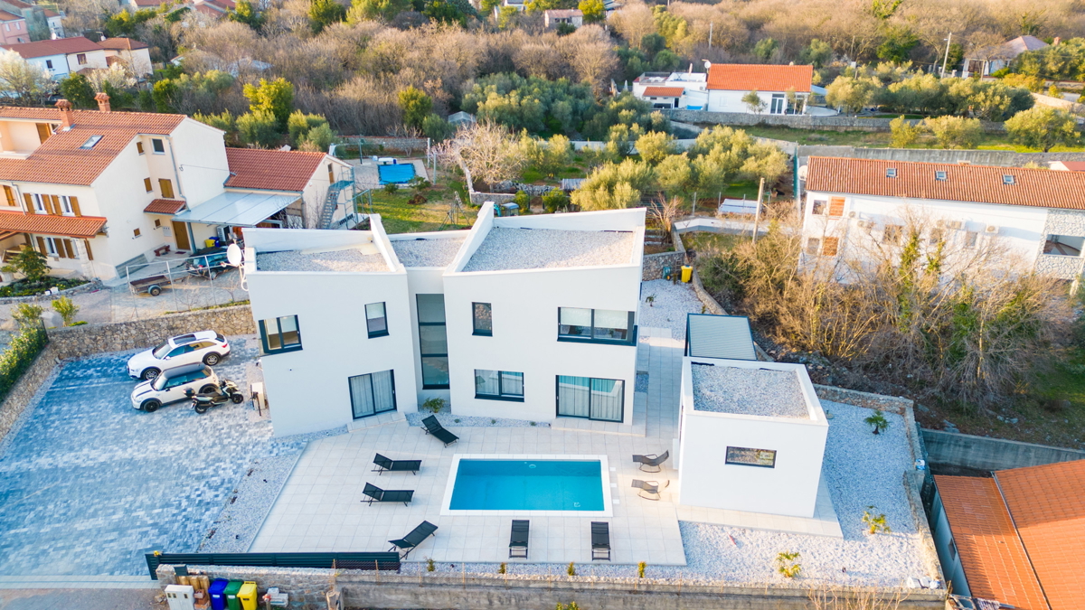 Villa di lusso con piscina, sauna e palestra – Muraj, isola di Krk