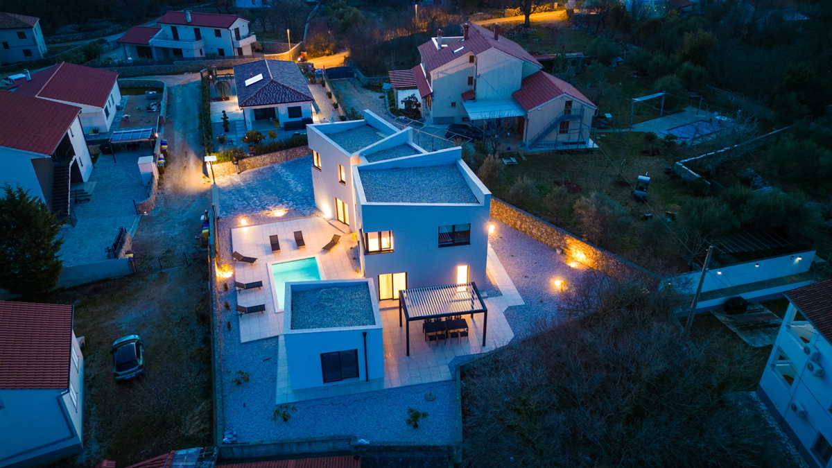 Villa di lusso con piscina, sauna e palestra – Muraj, isola di Krk