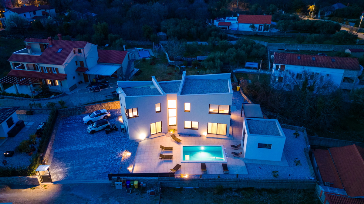 Villa di lusso con piscina, sauna e palestra – Muraj, isola di Krk