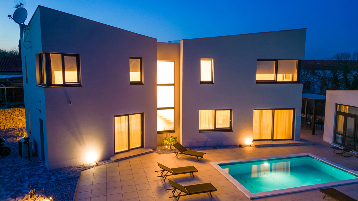 Villa di lusso con piscina, sauna e palestra – Muraj, isola di Krk