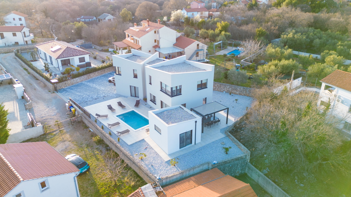 Villa di lusso con piscina, sauna e palestra – Muraj, isola di Krk