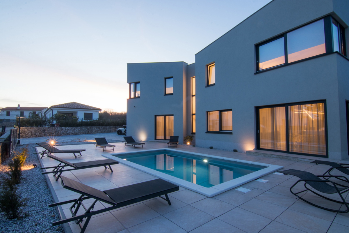Villa di lusso con piscina, sauna e palestra – Muraj, isola di Krk