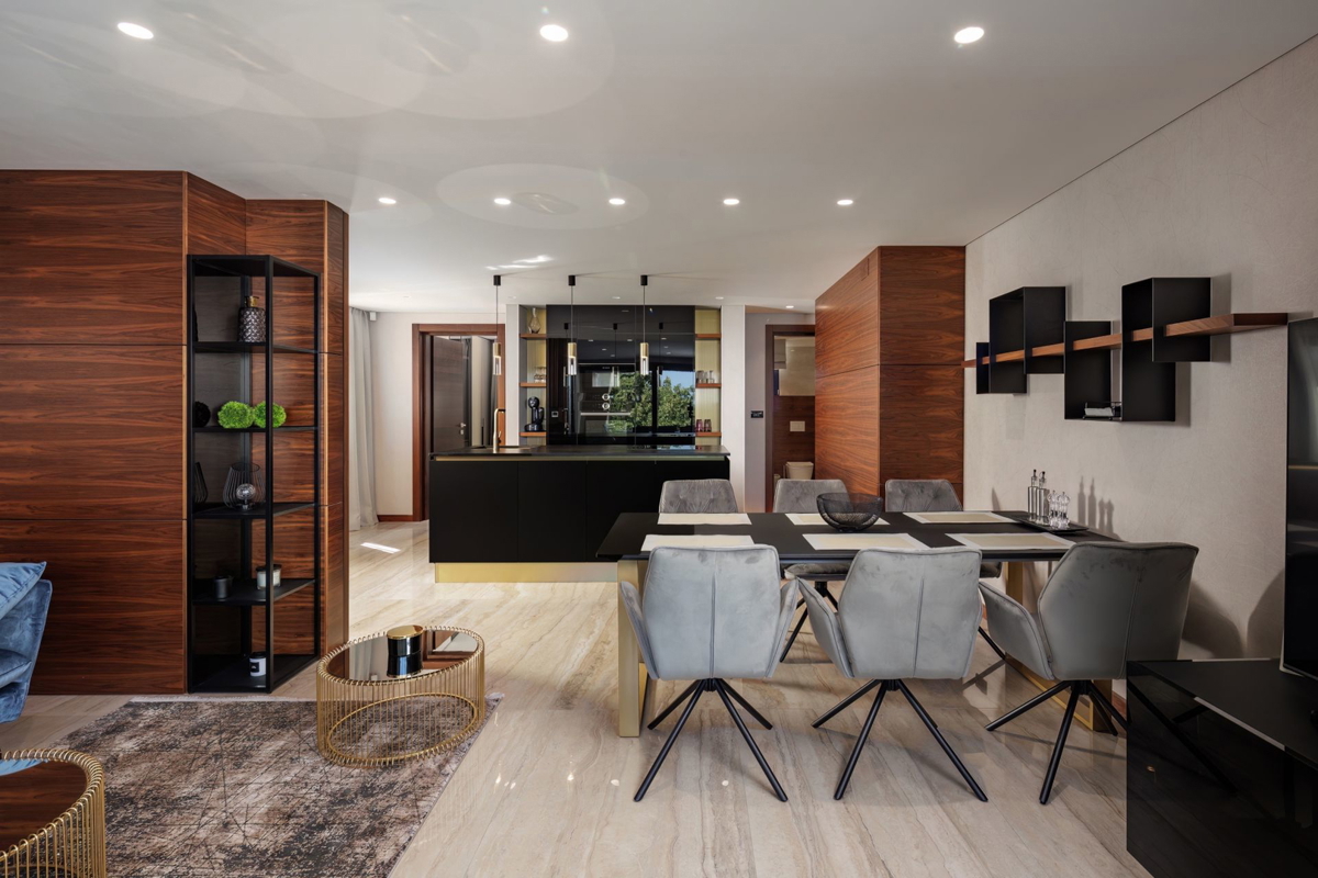 Malinska - appartamento arredato da designer