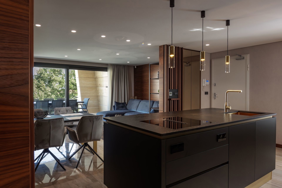 Malinska - appartamento arredato da designer