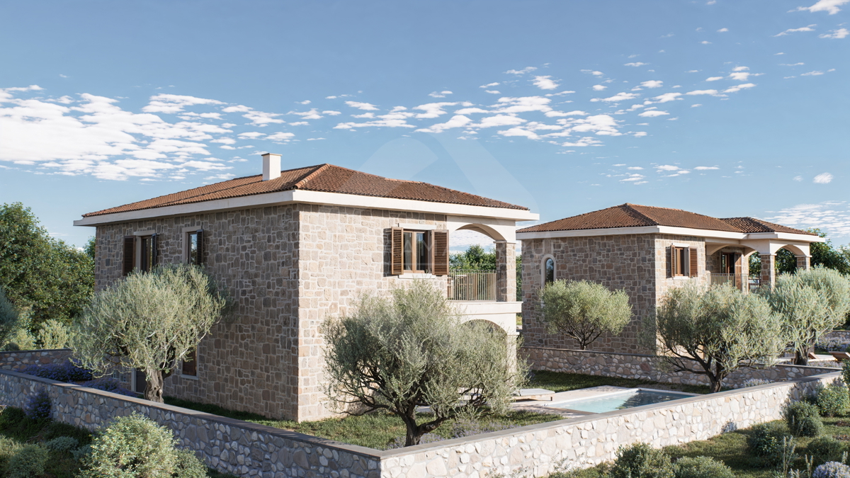 Esclusiva! Nuova casa in pietra con piscina in un ambiente tranquillo - zona Malinska