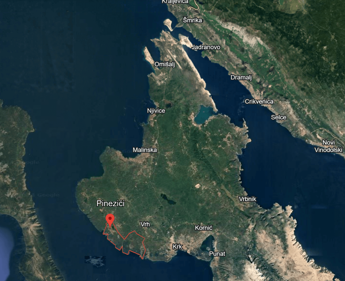 Terreno edificabile con permesso nel progetto, Pinezići