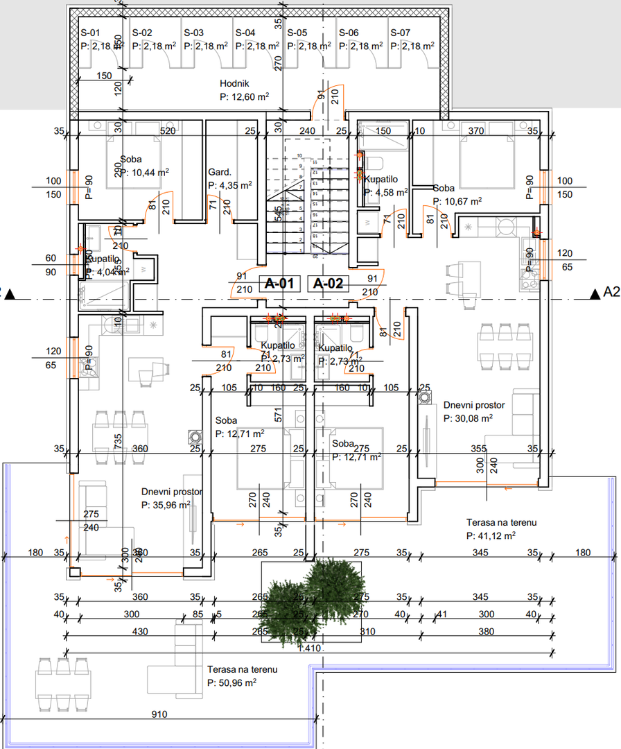 Kraljevica - nuova costruzione, 2S+DB, vista mare