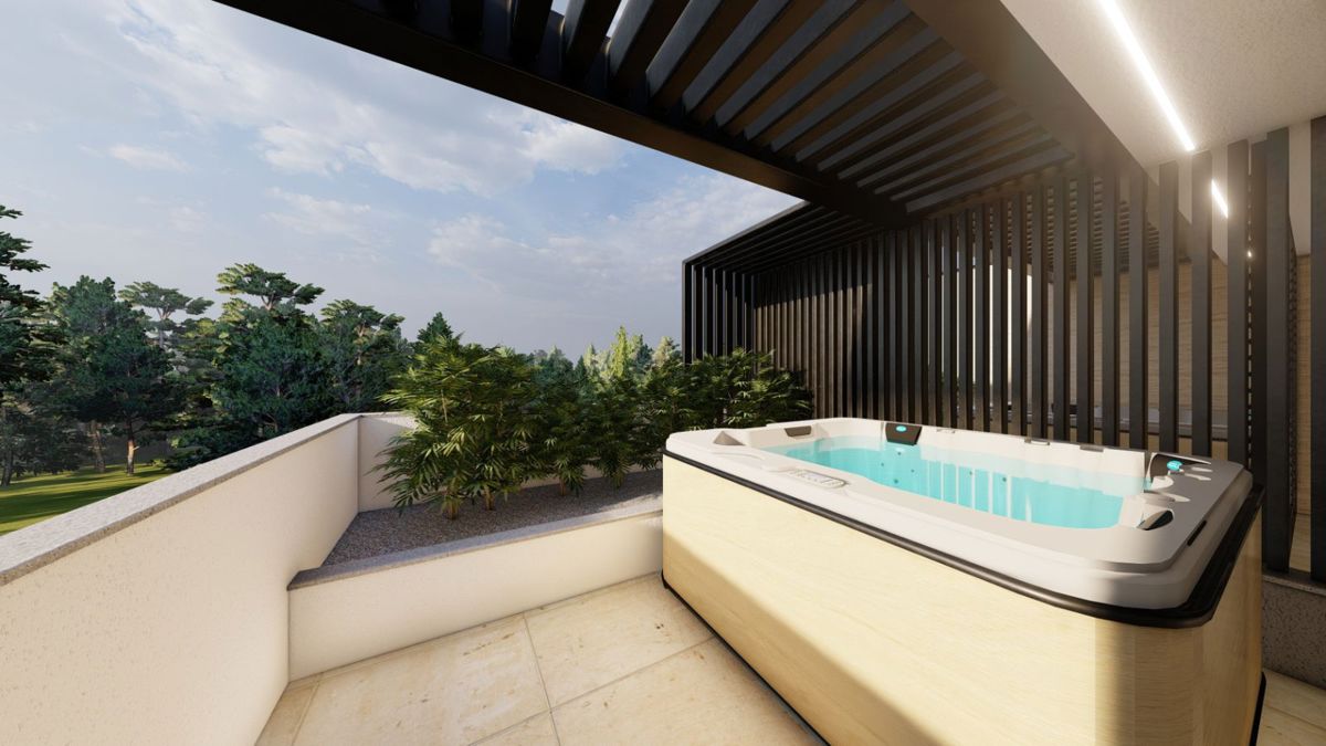 Esclusivi appartamenti su tre livelli al grezzo – posizione centrale a Krk