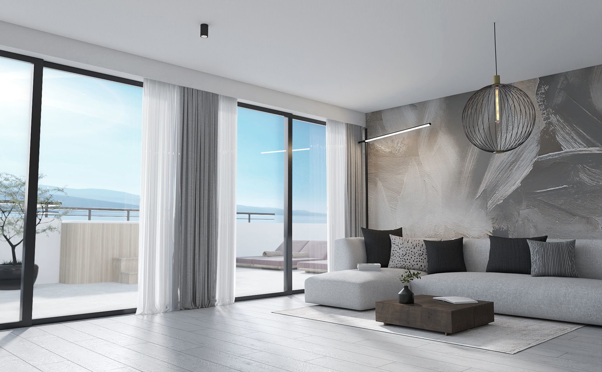 Terreno con progetto per un lussuoso edificio residenziale - Kraljevica