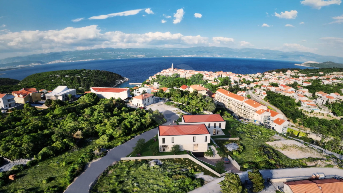 Lussuosa villa familiare con piscina e vista panoramica sul mare – Vrbnik, isola di Krk